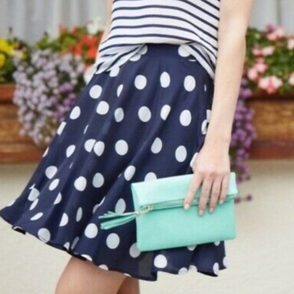 Pixley Hanelli polka dot skirt from StitchFix